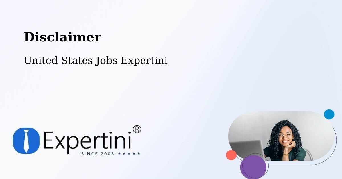Disclaimer – Crystal Lake - United States Jobs Expertini
