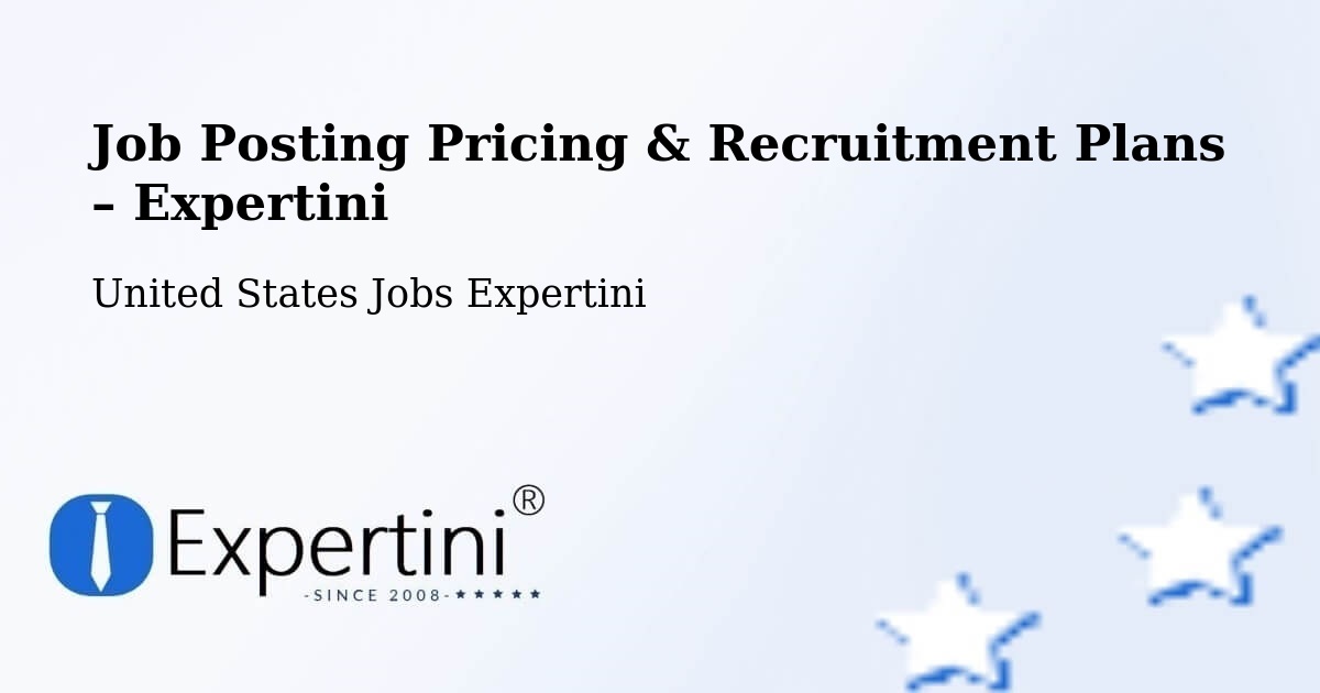 Job Posting Pricing & Recruitment Plans – Crystal Lake - Crystal Lake, United States Jobs Expertini